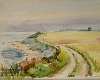 Ostseeküste Steilküstenweg vor Neustadt im Sommer Hans Möller 1970 ca Aquarell  Motiv: Wintershagen.  Enstehungsjahr: 1970 ca.  Technik: Aquarell.  Urheberrecht: Kay Möller / Annelies Möller.  Kategorie: Ostseeküste.  Thema: Sommer - ruhige See. : Hans Möller, 1970 ca, Aquarell, Schleswig-Holstein Küste, Ostseeküste, Steilküstenweg vor Neustadt im Sommer, Wintershagen, Sommer, ruhige See, Kay Möller / Annelies Möller, Weitere Infos unter : http://www.maler-hans-moeller.de, mailto:info@maler-hans-moeller.de